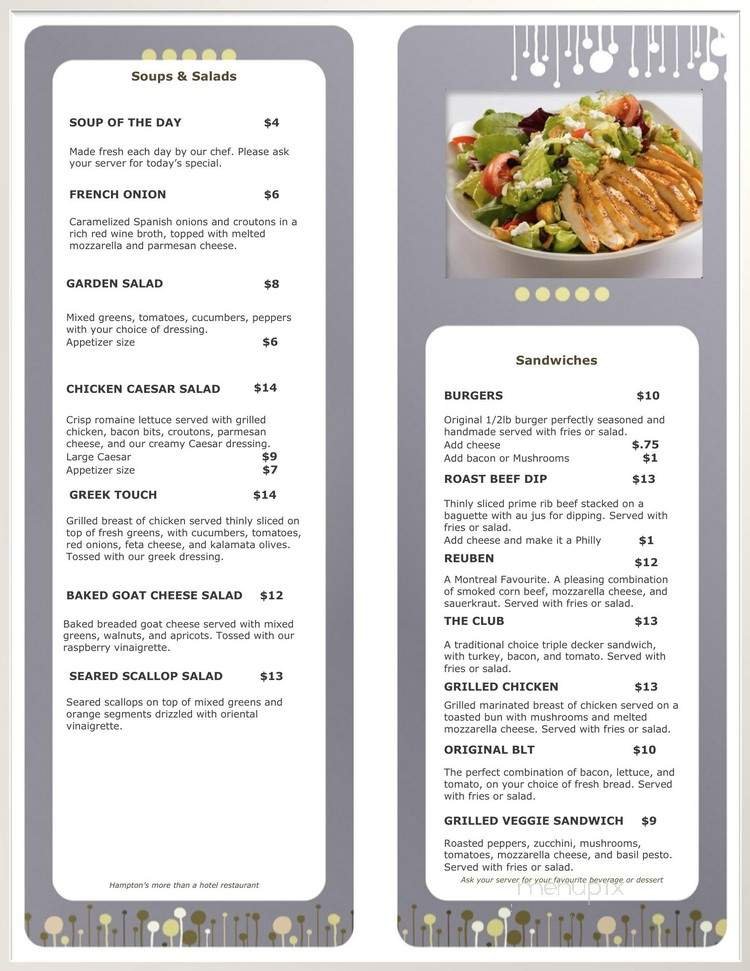 Menu page 2