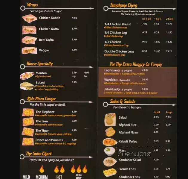 Menu page 2