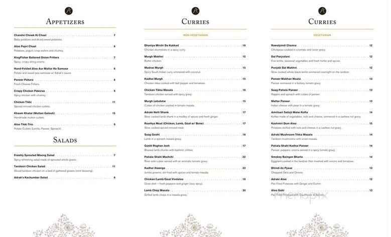 Menu page 2