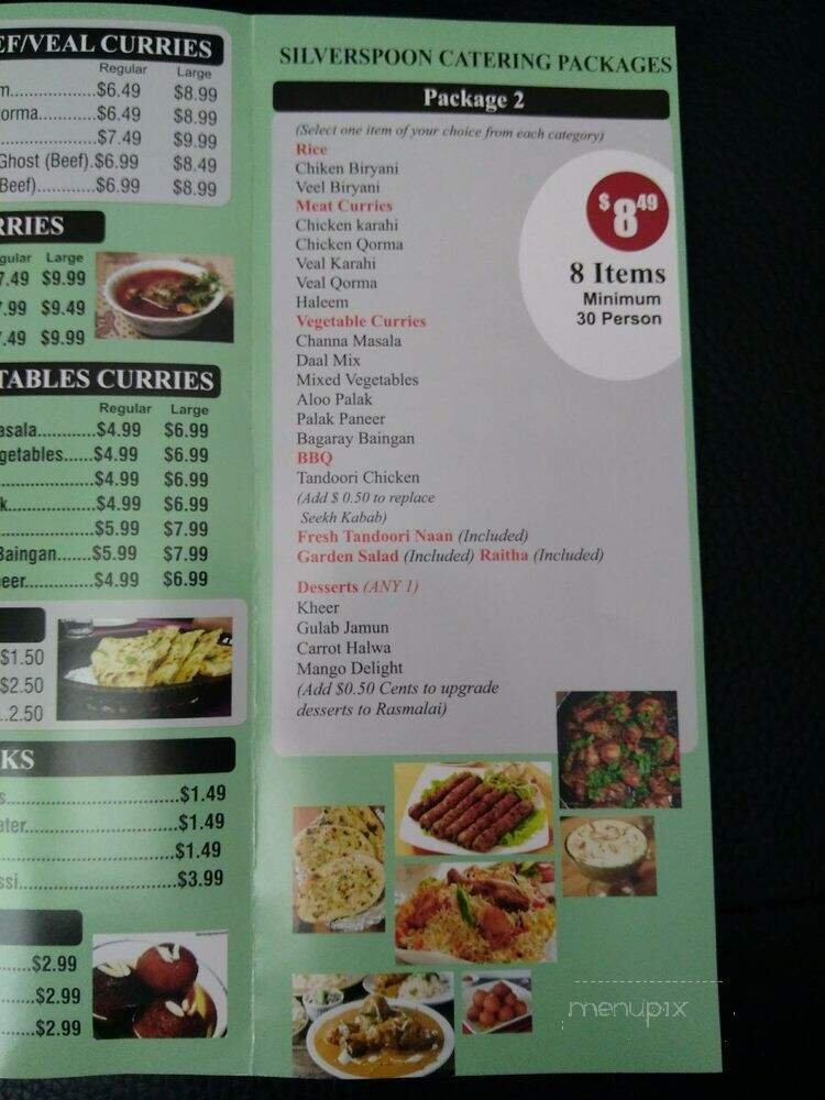 Menu page 1