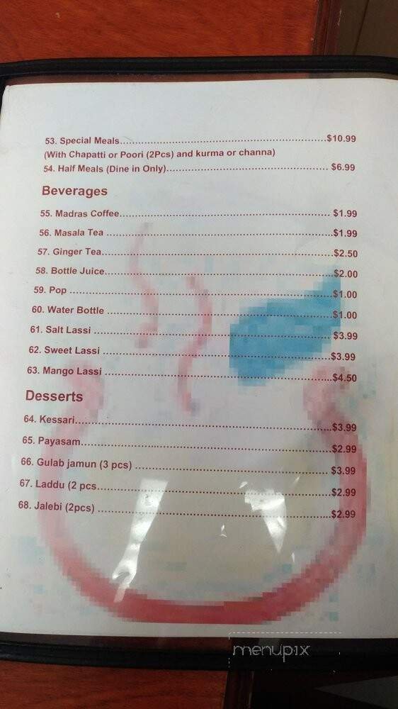 Menu page 2