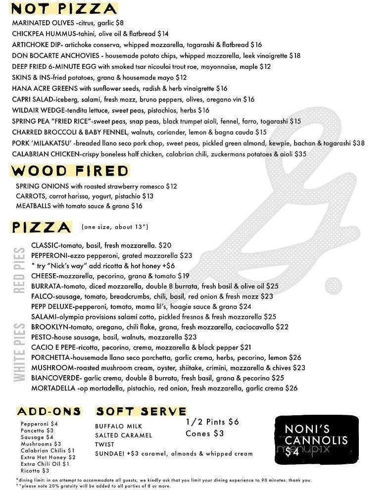 Menu page 5