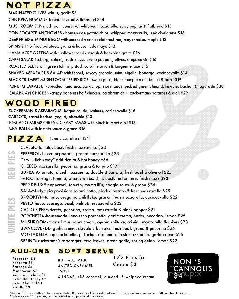 Menu page 6