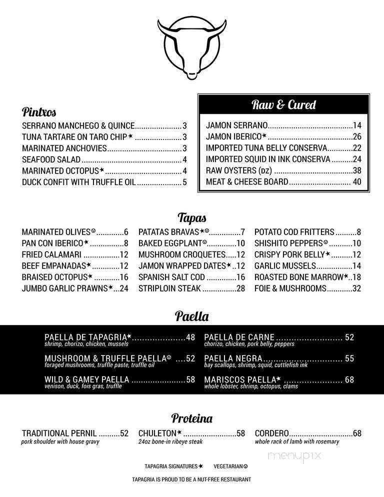 Menu page 1
