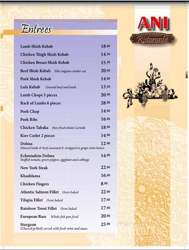 Menu page 2