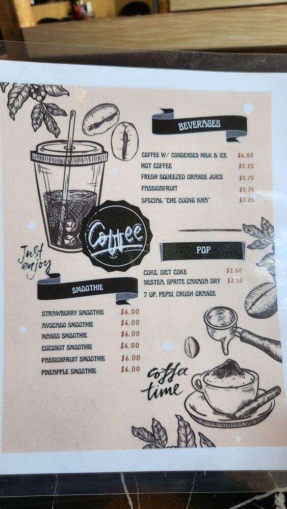 Menu page 1