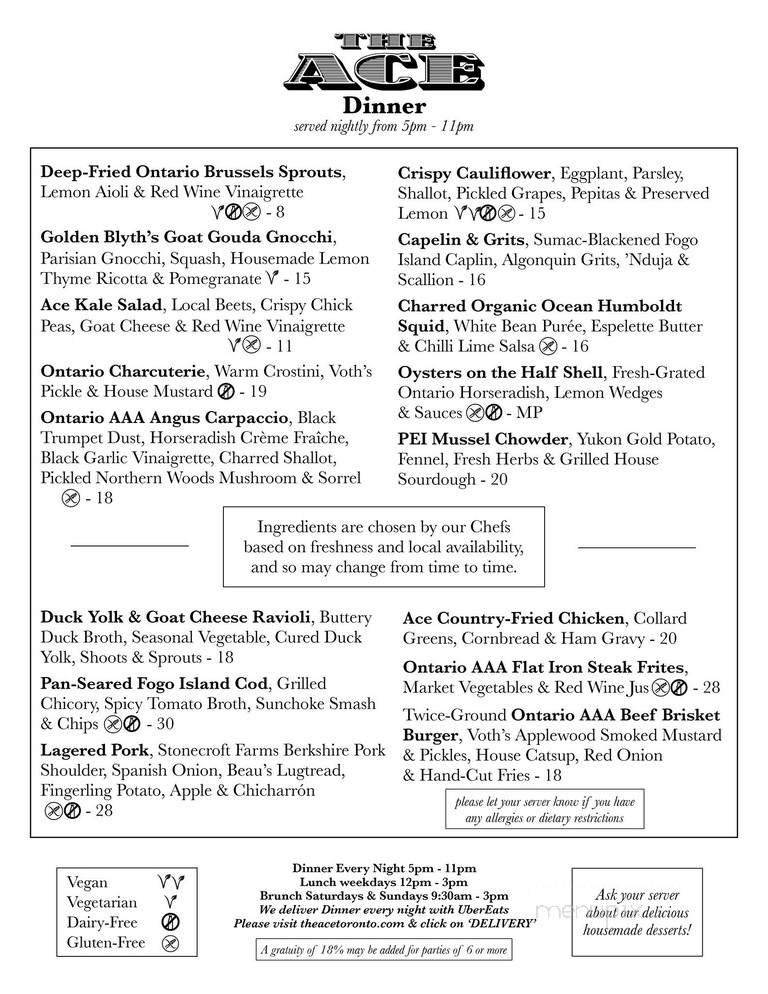 Menu page 2