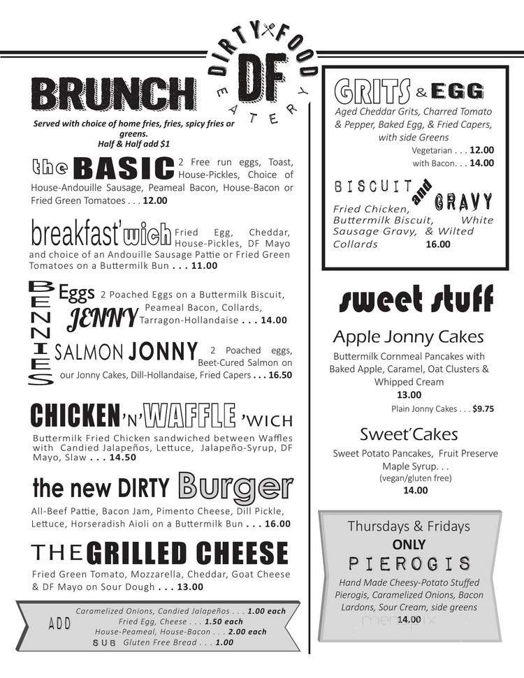 Menu page 1