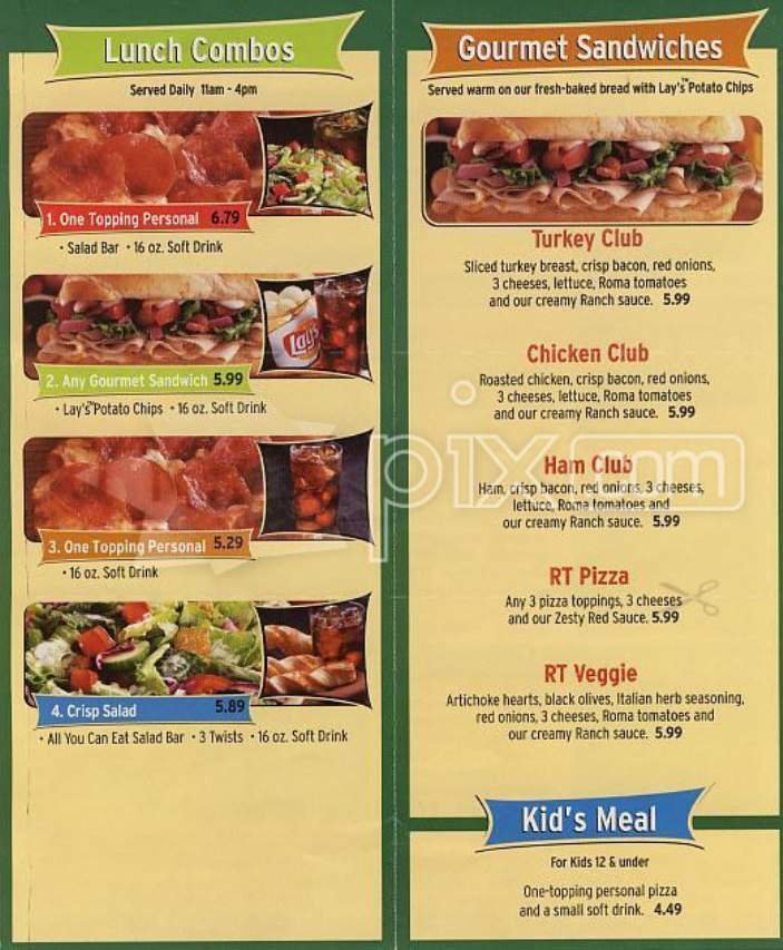 Menu page 2