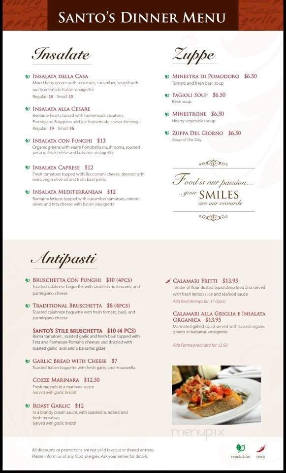 Menu page 2