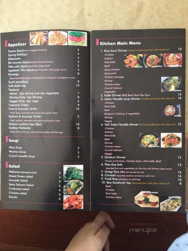 Menu page 1