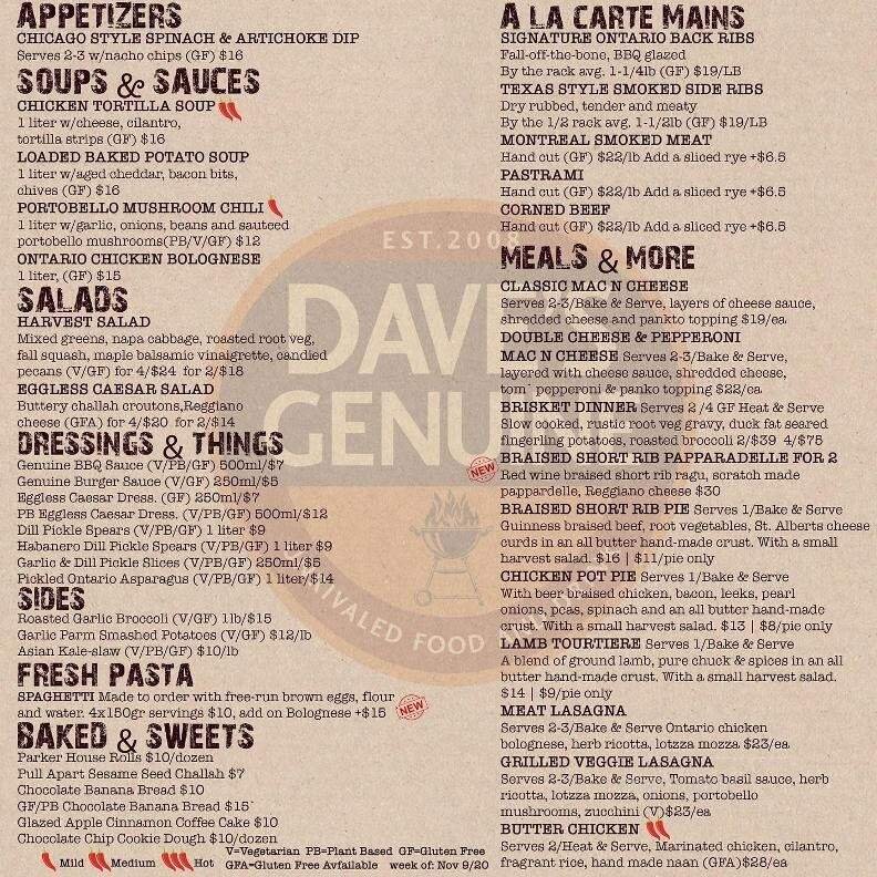 Menu page 2