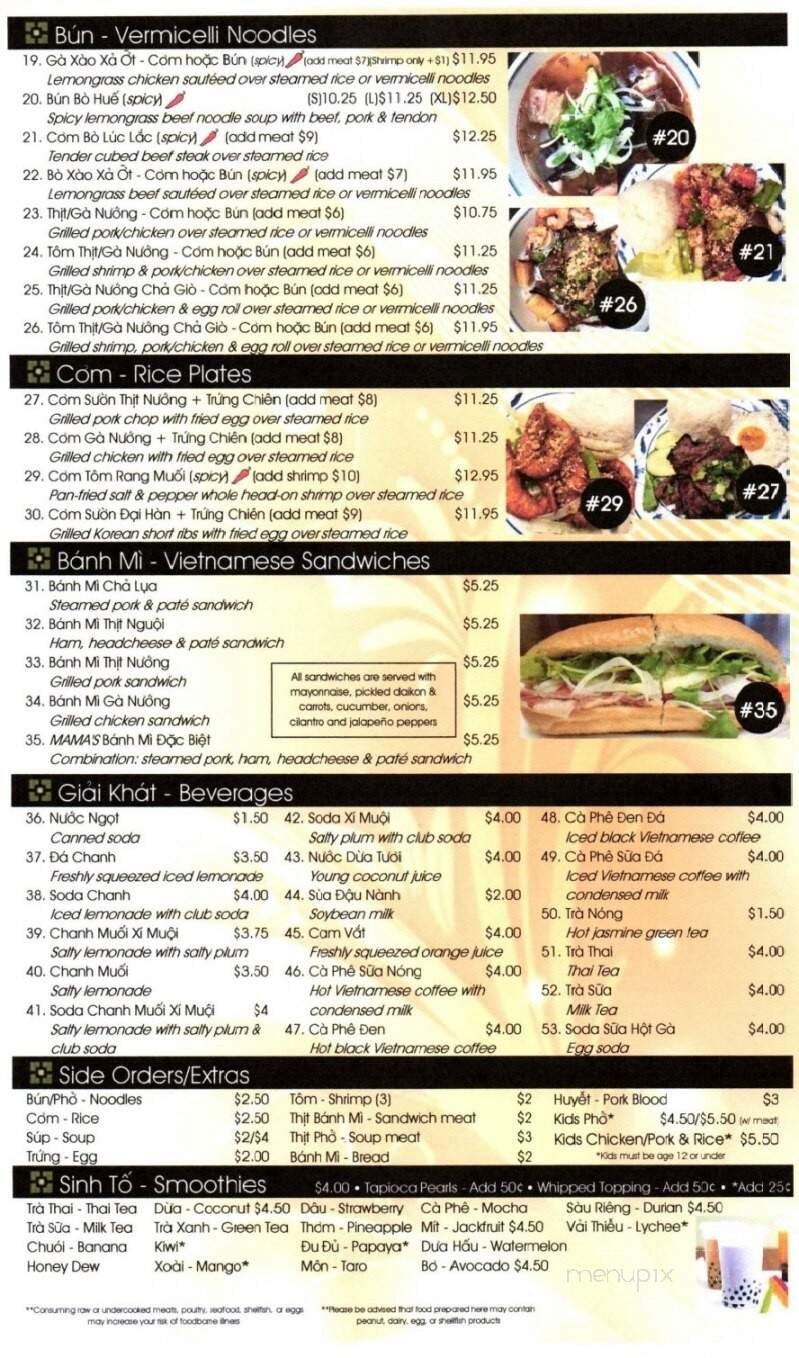 Menu page 3