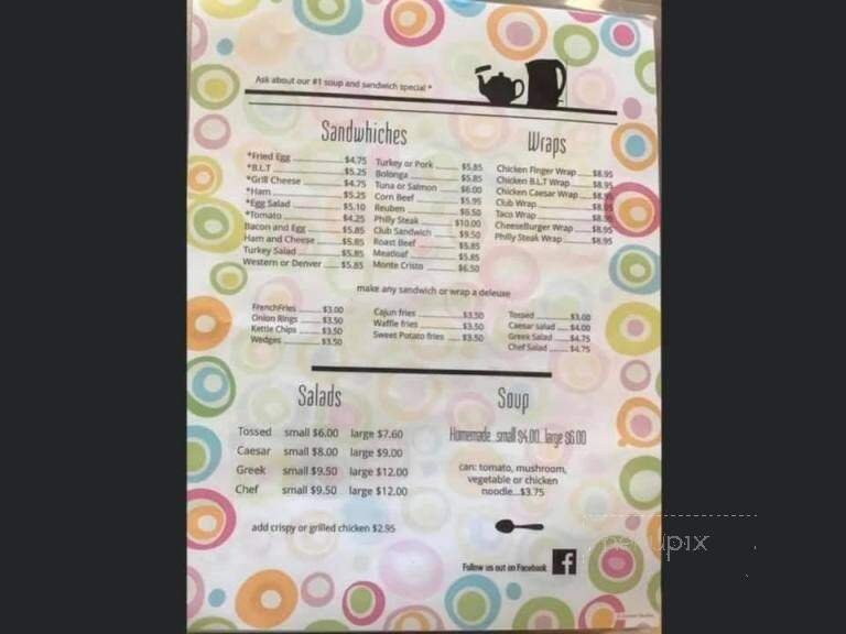 Menu page 1