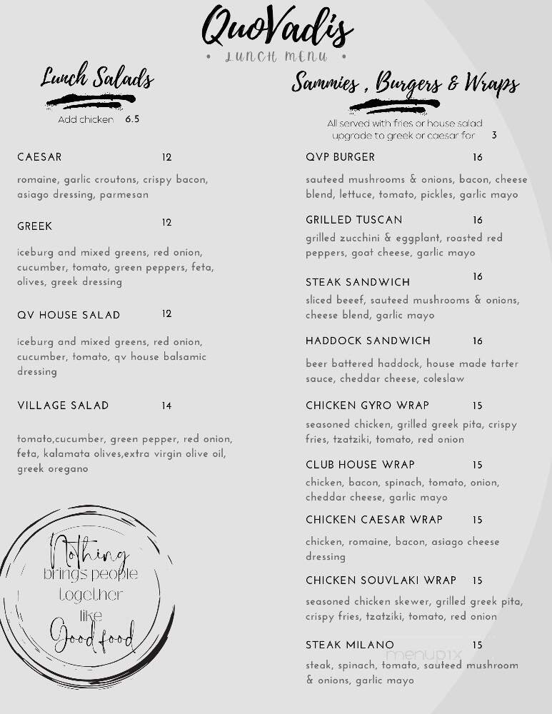 Menu page 1