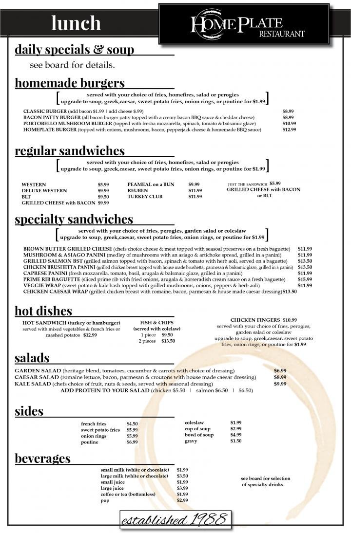 Menu page 2