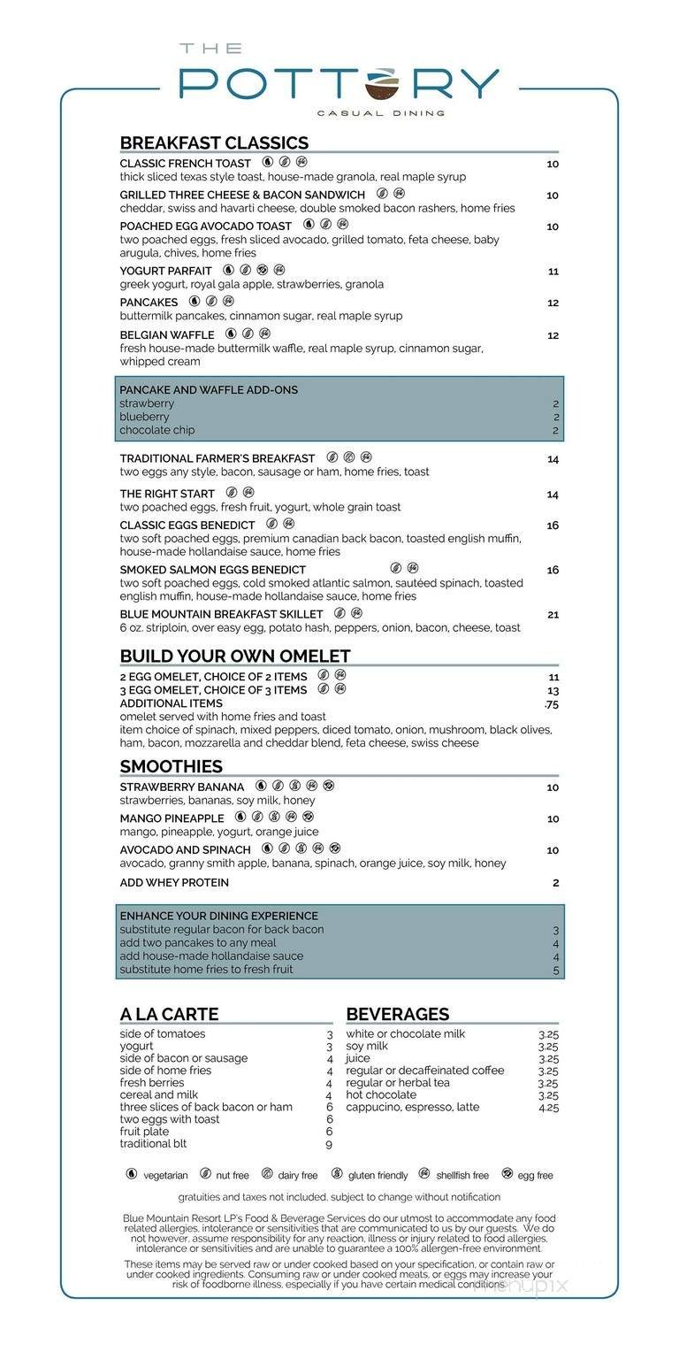 Menu page 1
