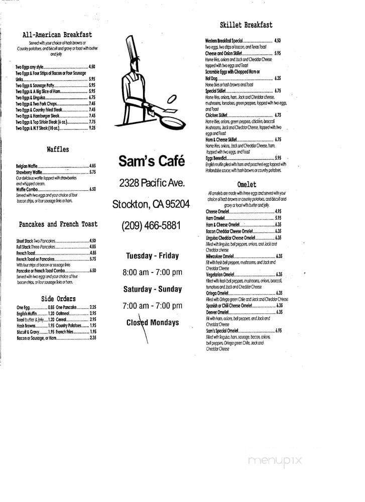 Menu page 9