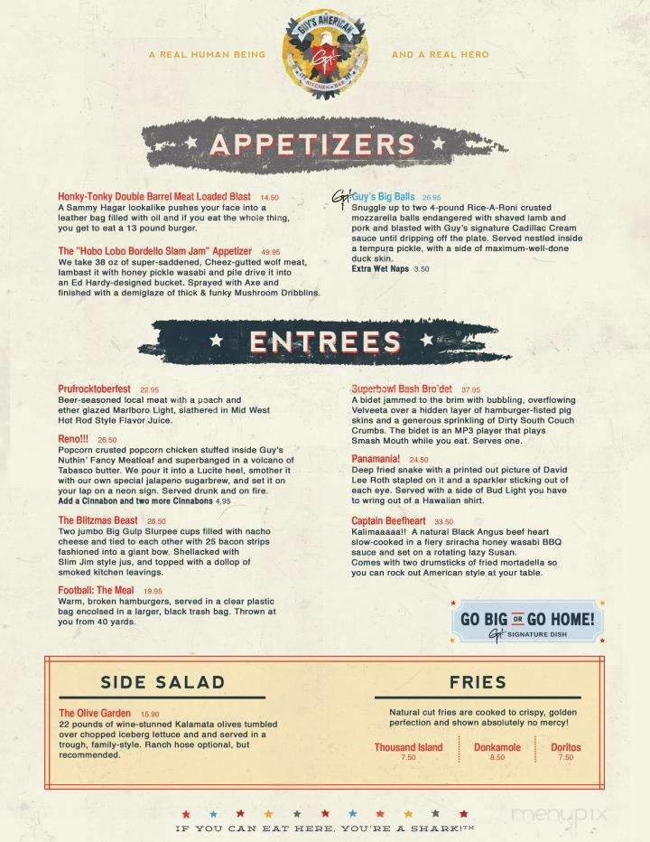 Menu page 1
