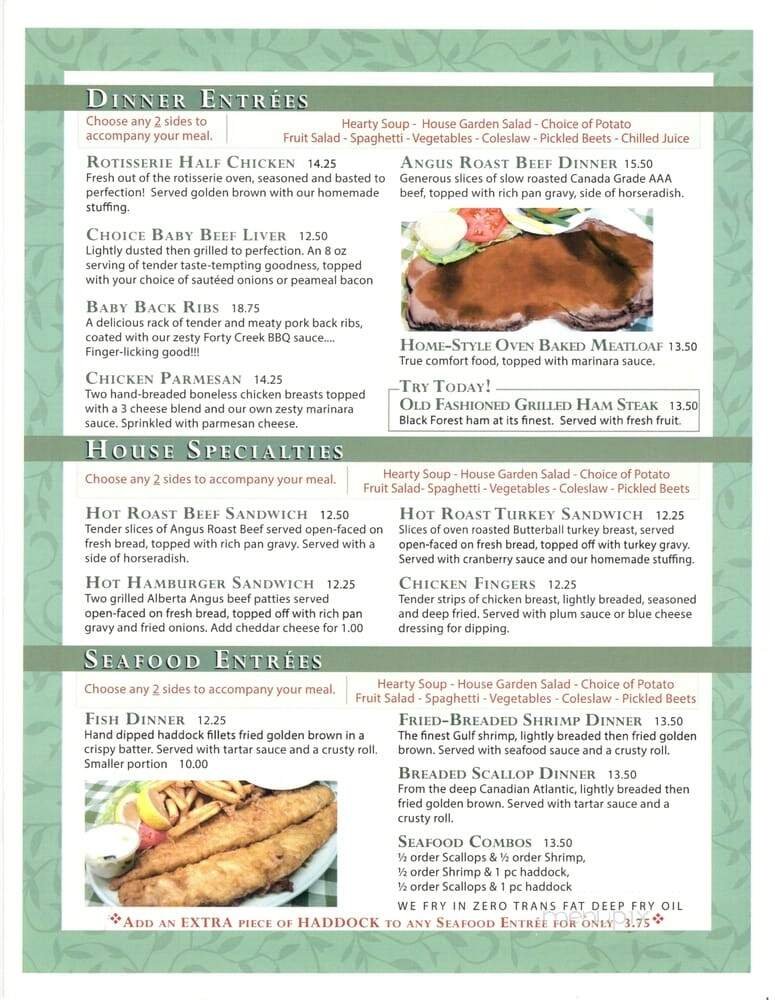Menu page 1