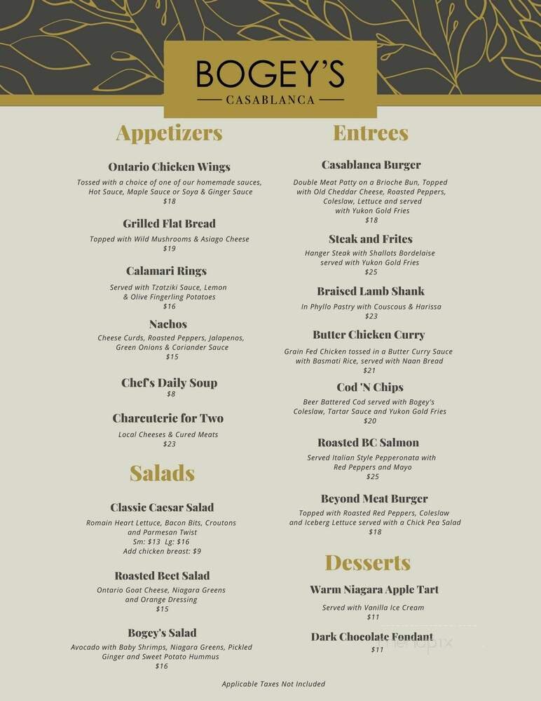 Menu page 2