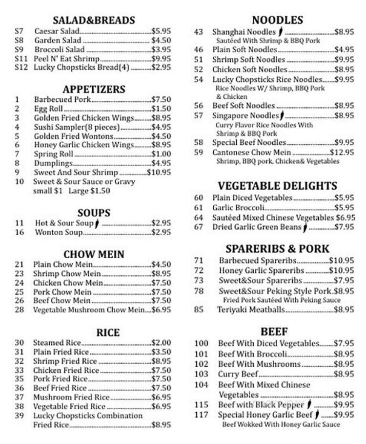 Menu page 2