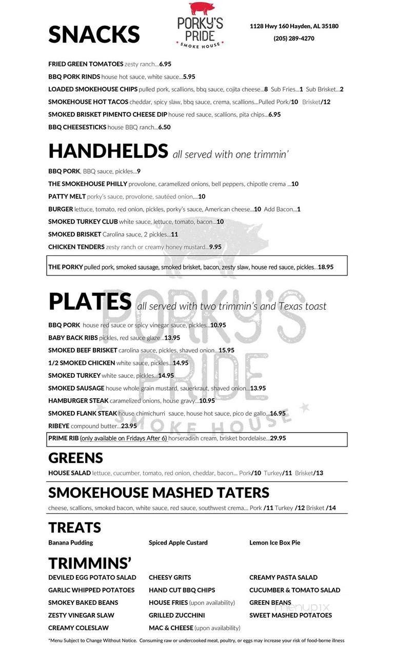 Menu page 1