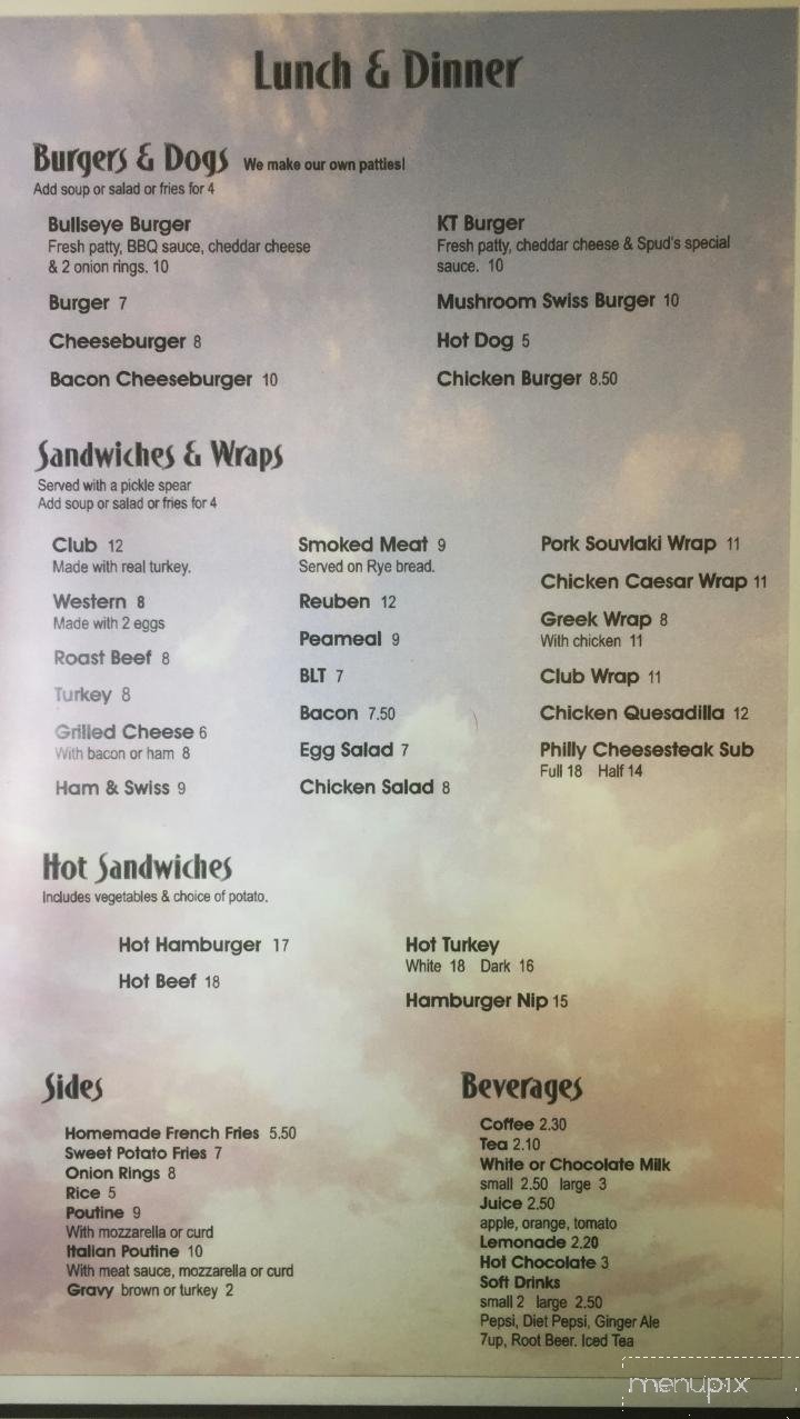 Menu page 2