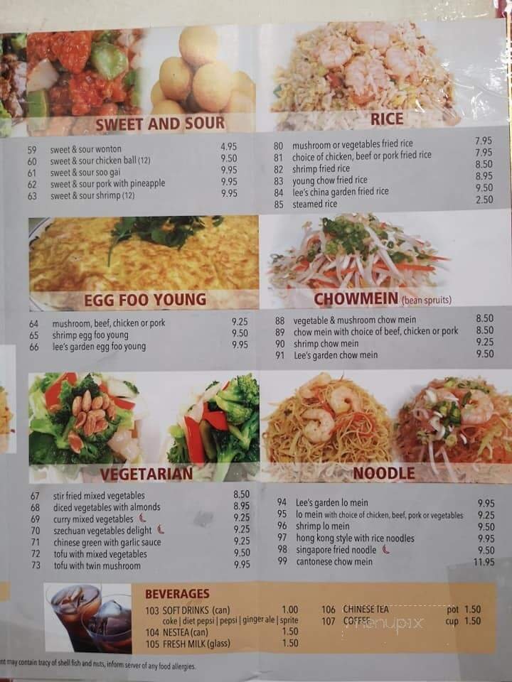 Menu page 1