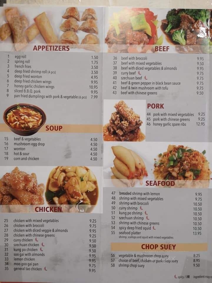 Menu page 2