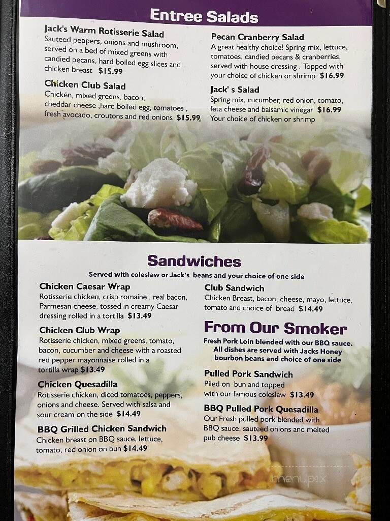 Menu page 1