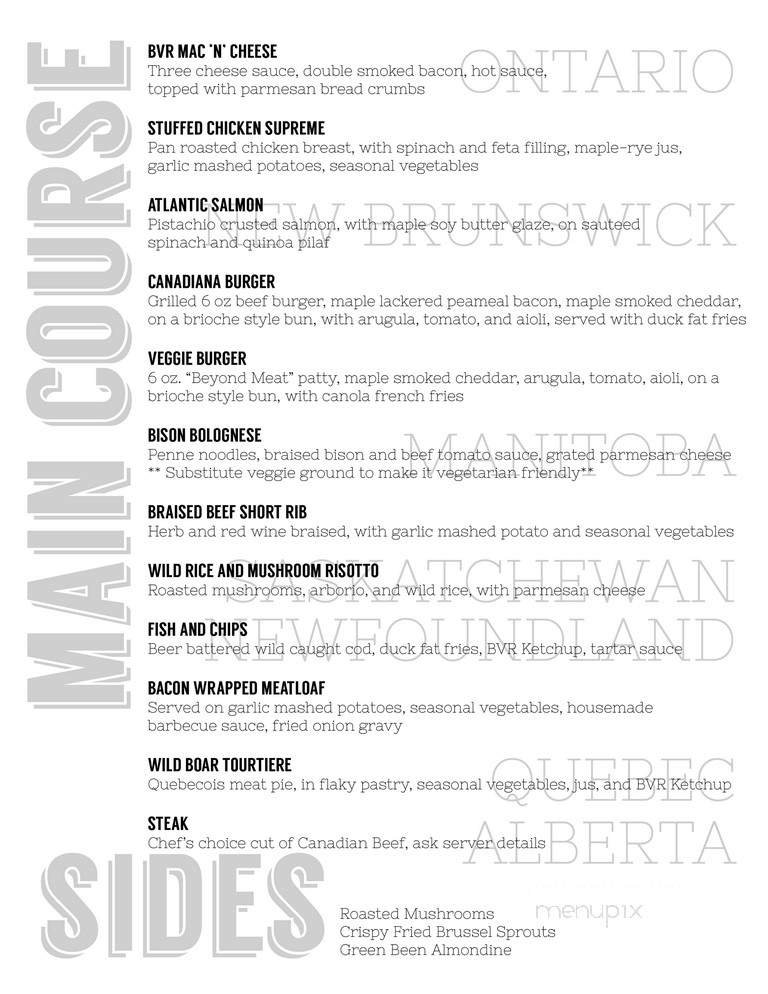 Menu page 1