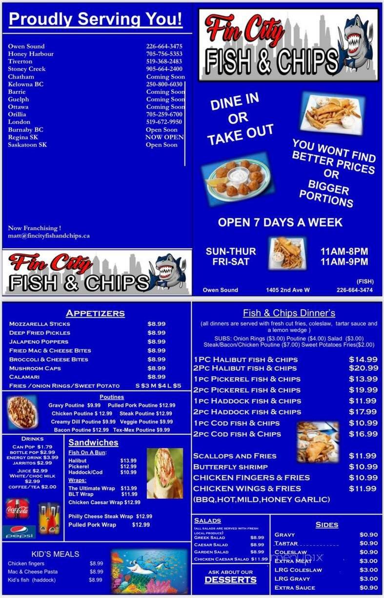 Menu page 2