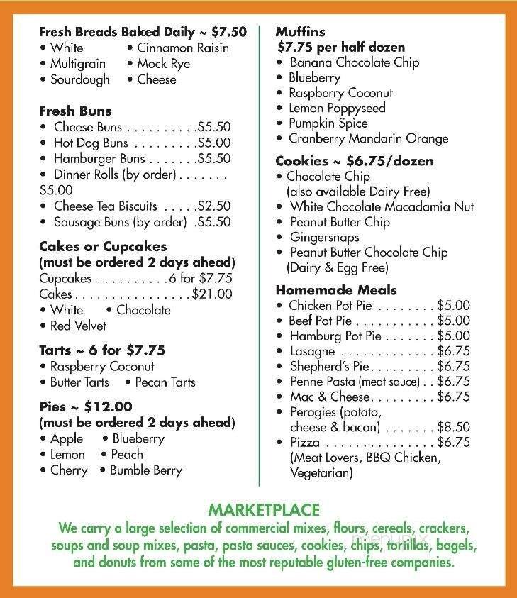 Menu page 2