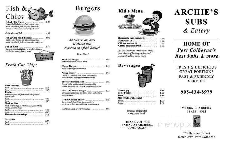 Menu page 2