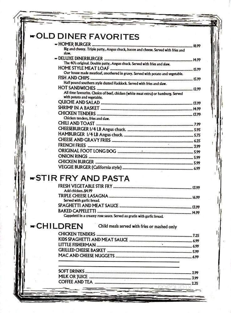 Menu page 1