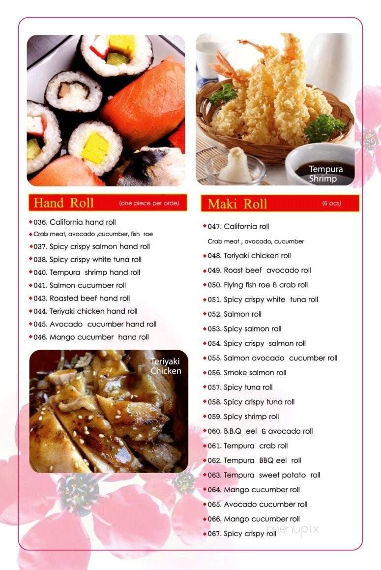 Menu page 2