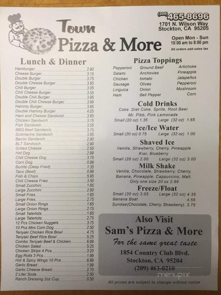Menu page 2