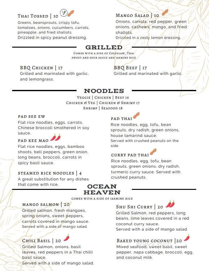 Menu page 2