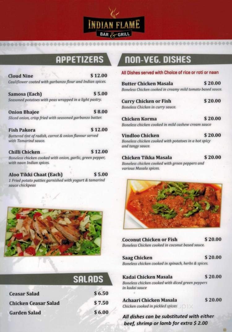 Menu page 2