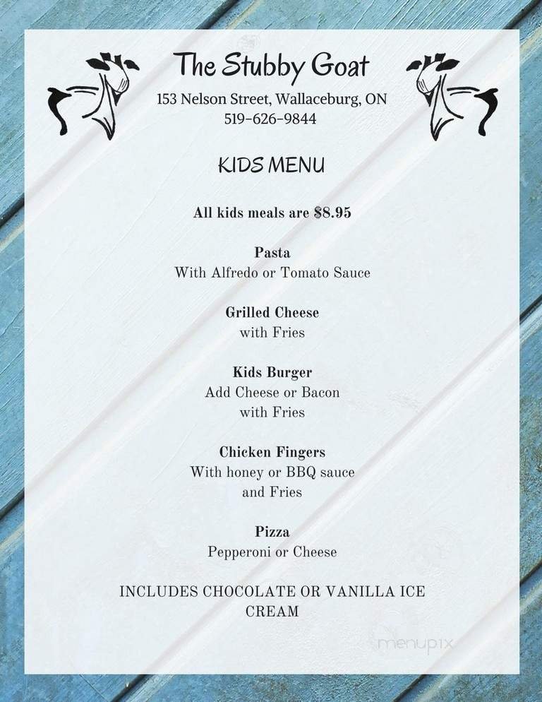 Menu page 1