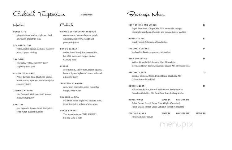 Menu page 2