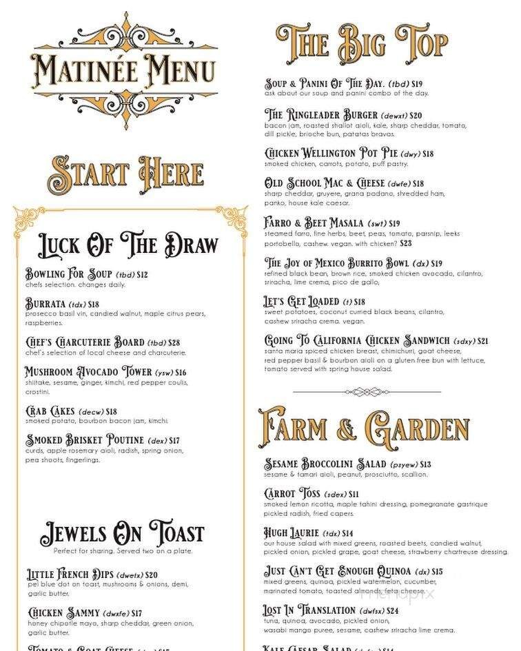 Menu page 2