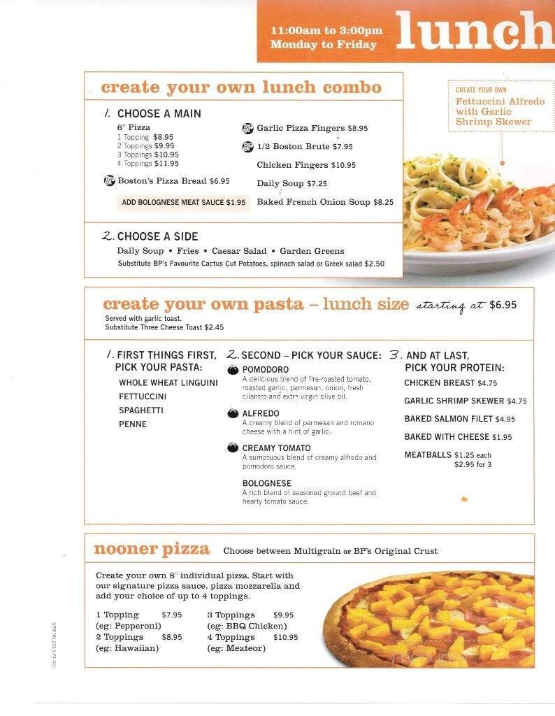 Menu page 1
