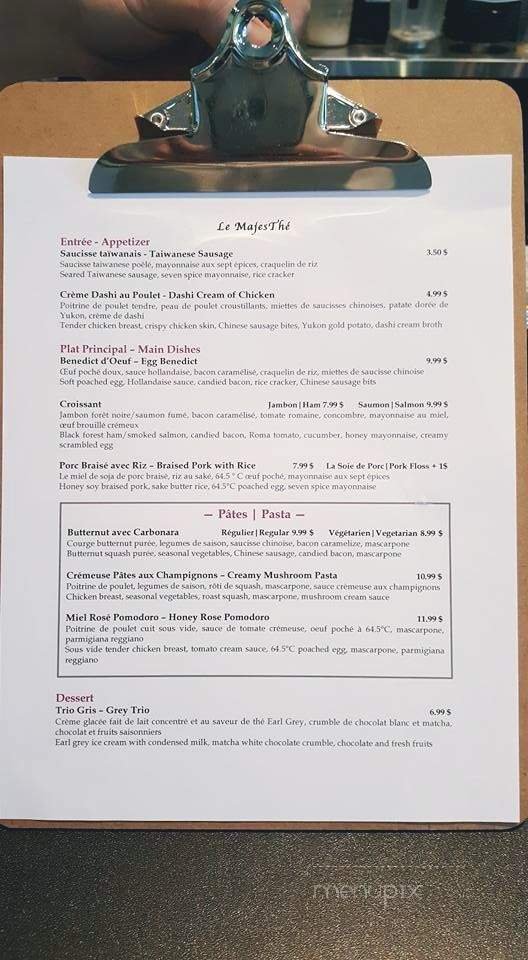 Menu page 2
