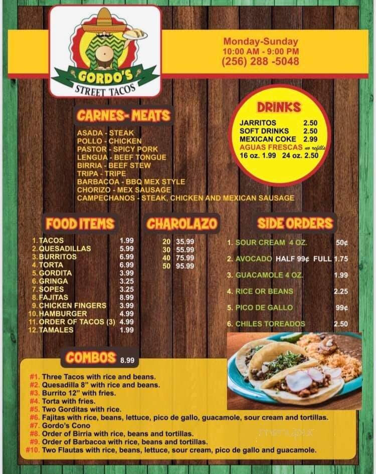 Menu page 2