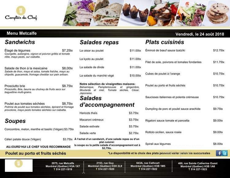 Menu page 2