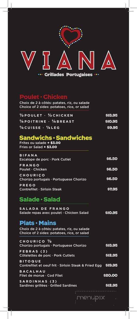Menu page 1