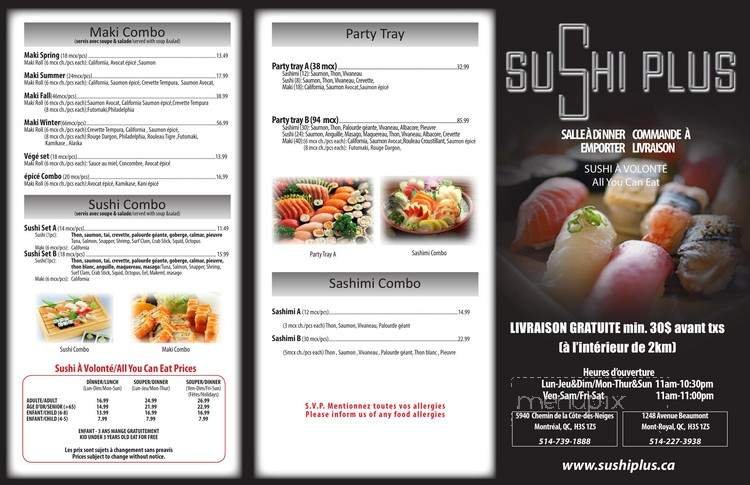 Menu page 2