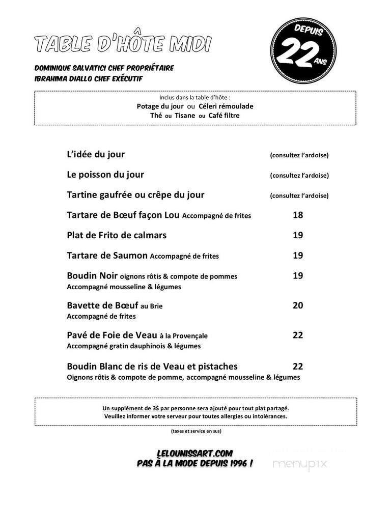 Menu page 2